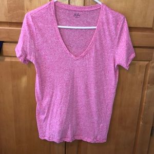 Basic V neck Short sleeve tee